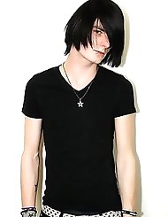 Cute emo boy Aiden Riley returns for another...