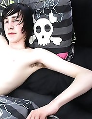 Adorable emo boy Andy is new to porn but he...
