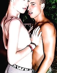 Handsome gay mate Baptiste Garcia and Jeremy...