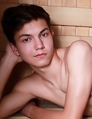 Pretty young gay teen has a beautiful butt hole...
